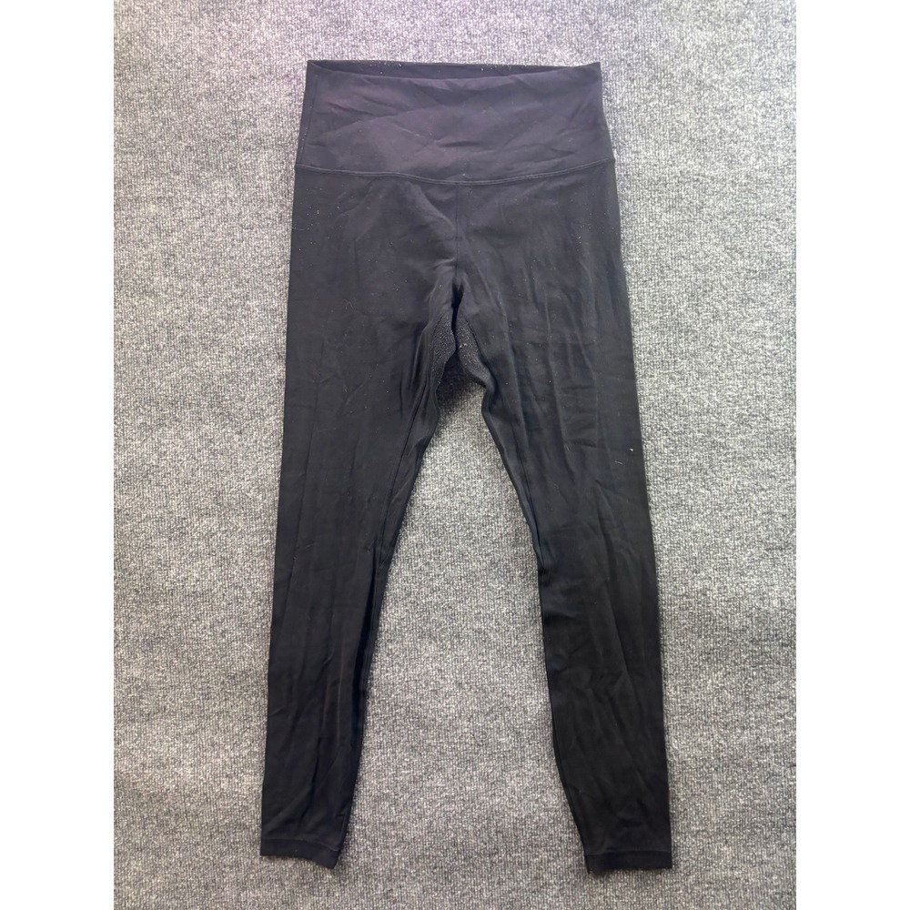 Lululemon Align Leggings Women Size 8 Black High Rise 25 Inseam Nulu Yoga